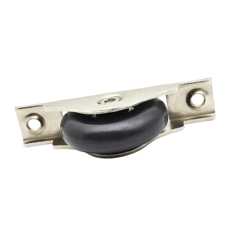 Mudo Roda para porta deslizante, Polia de Nylon, Roupeiro Roda, Móveis Hardware, armário Groove, Load-Bear