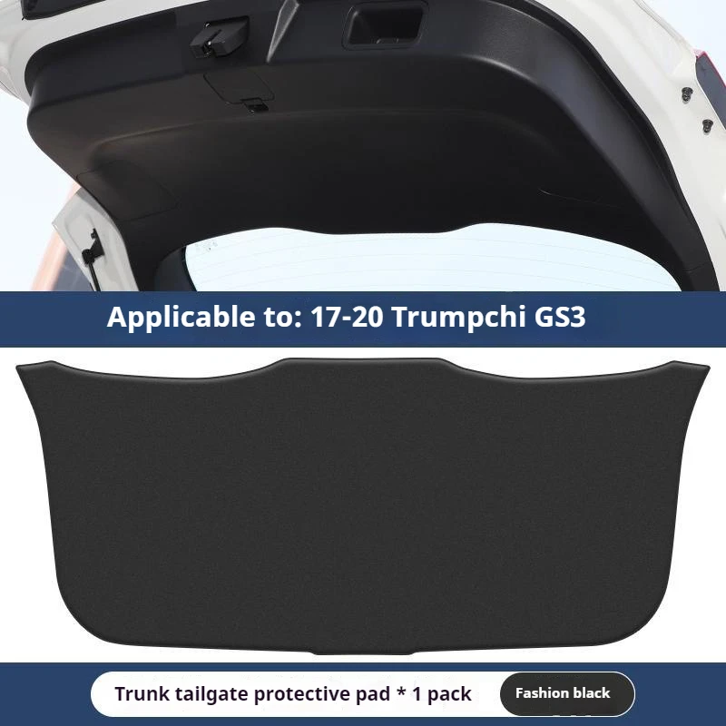 

For GAC Trumpchi GS3 Trunk Tailgate Guard Pad Leather Rear Trunk Door Protective Anti-dirty Pad Car Interior Accessories
