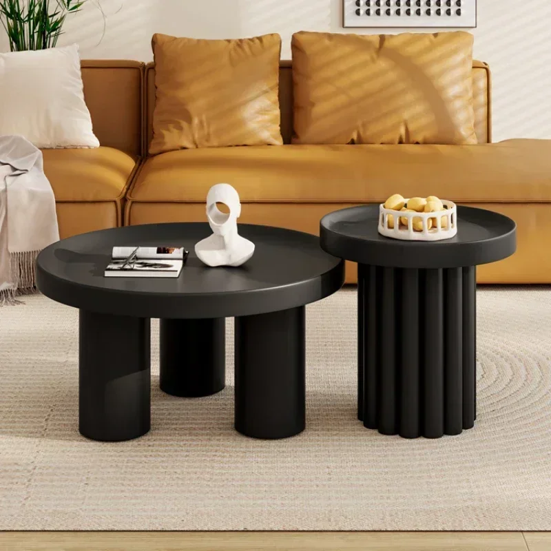 Furniture Living Room Side Table Nordic Elegant Coffee Tables Luxury Minimalist Round Design Bedside Couchtisch Home Mesa image 2