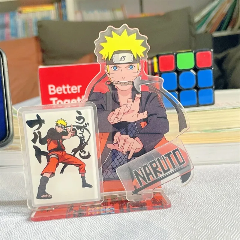 

Naruto Cartoon Acrylic Ornaments Anime Action Figures Car Desktop Decoration Model Toy Birthday Christmas Gifts for Naruto Fans