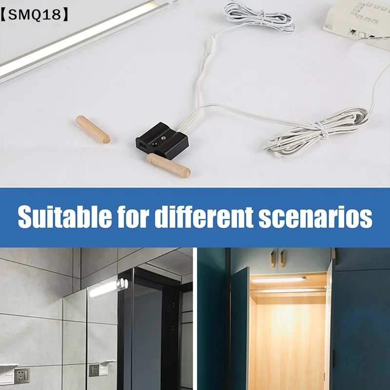 Door Switch DC12-24V Double Sensor Switch IR Proximity Switch Open Door ON Close Door OFF Led For Close Cabinet Wardrobe【SMQ】