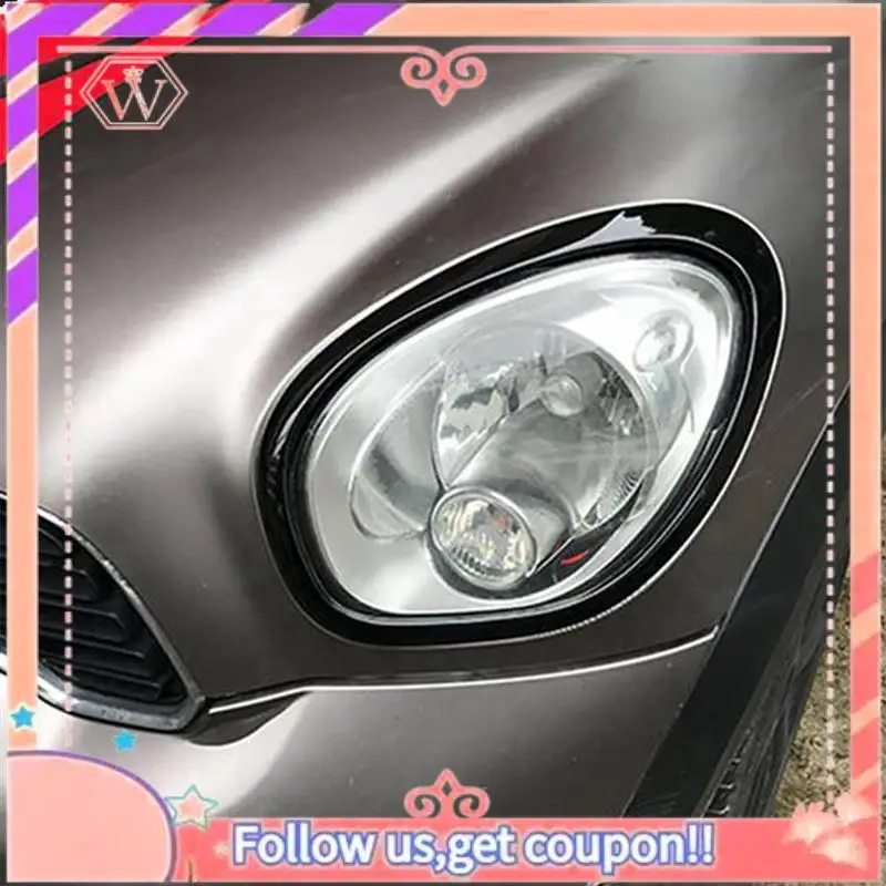 

Durable 4 Pack For MINI Cooper Countryman R60 2011-2016 Front And Rear Headlight Frame Ring Cover Trim Car Styling Accessories