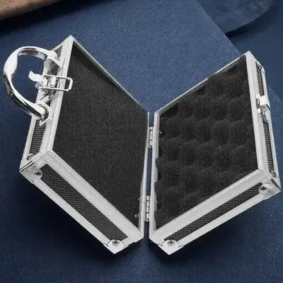 

Aluminium Alloy Tool Box Portable Large Capacity Toolbox Organizer Storage Case for Tools Clamps Screws Indoor Gardening Tools