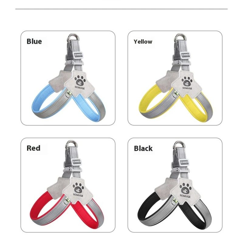 

Corgi-Tested Y-Leash Gentle Neck Support Harness - Perfect for Small & Medium Breed Adventures!