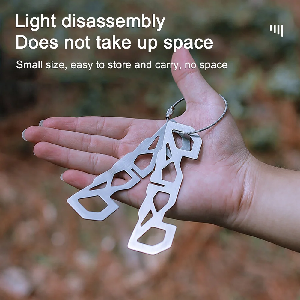 موقد كحول حامل متقاطع، موقد محمول، حامل متقاطع من الفولاذ المقاوم للصدأ، ملحقات تجهيزات المطابخ خفيفة الوزن للتخييم في الهواء الطلق #5