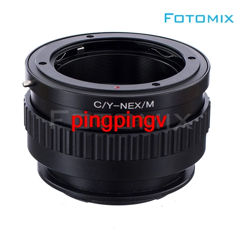 

Переходное кольцо Helicoid с макрофокусировкой CY-nex для объектива Contax Yashica CY с креплением Sony NEX5/6/7 A7 A7r A7r4 A7s a7c A6700