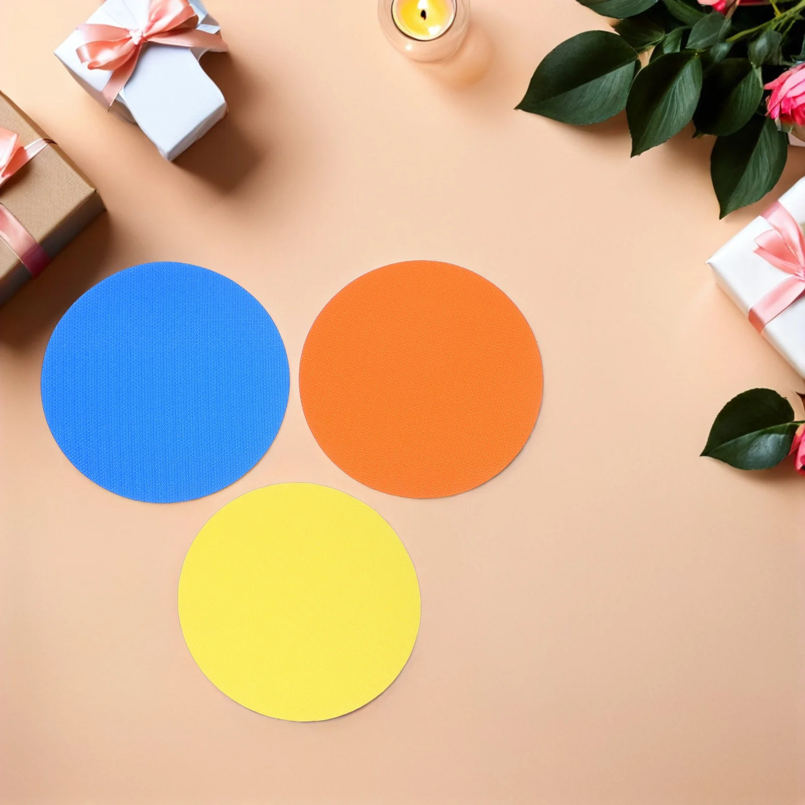 

30Pcs Carpet Markers Colorful Round Stickers for Classroom Game Training Teaching Supplies Family Reusable Spot Sticker