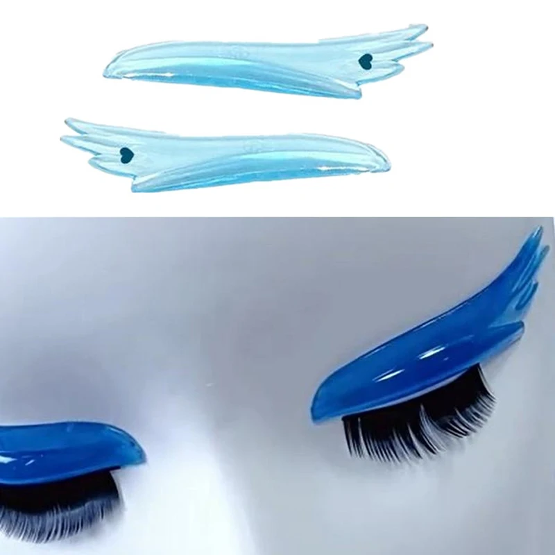 5Pair Silicone Jelly Wings Eyelash Perm Pads 5 Sizes Sticky Lashes Rods Shield Lifting 3D Eyelash Curler Applicator Tools