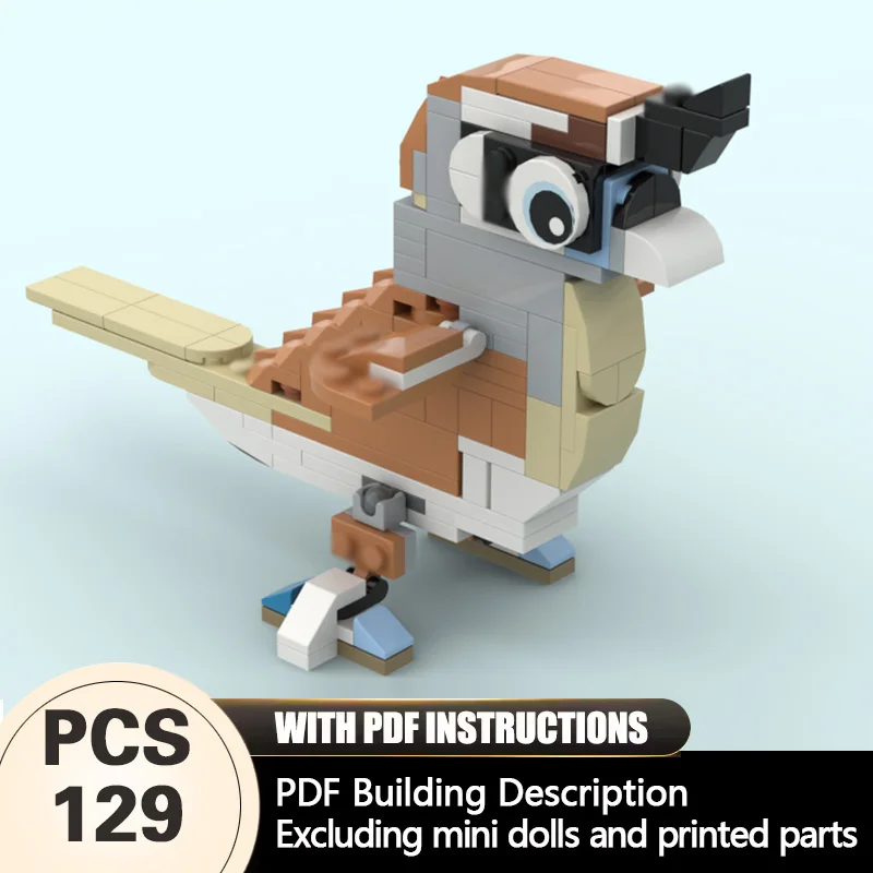 

Creators Animal Series Model MOC Building Bricks Coturnix Japonica Modular Technology Gifts Holiday Assemble Children Toys Suit