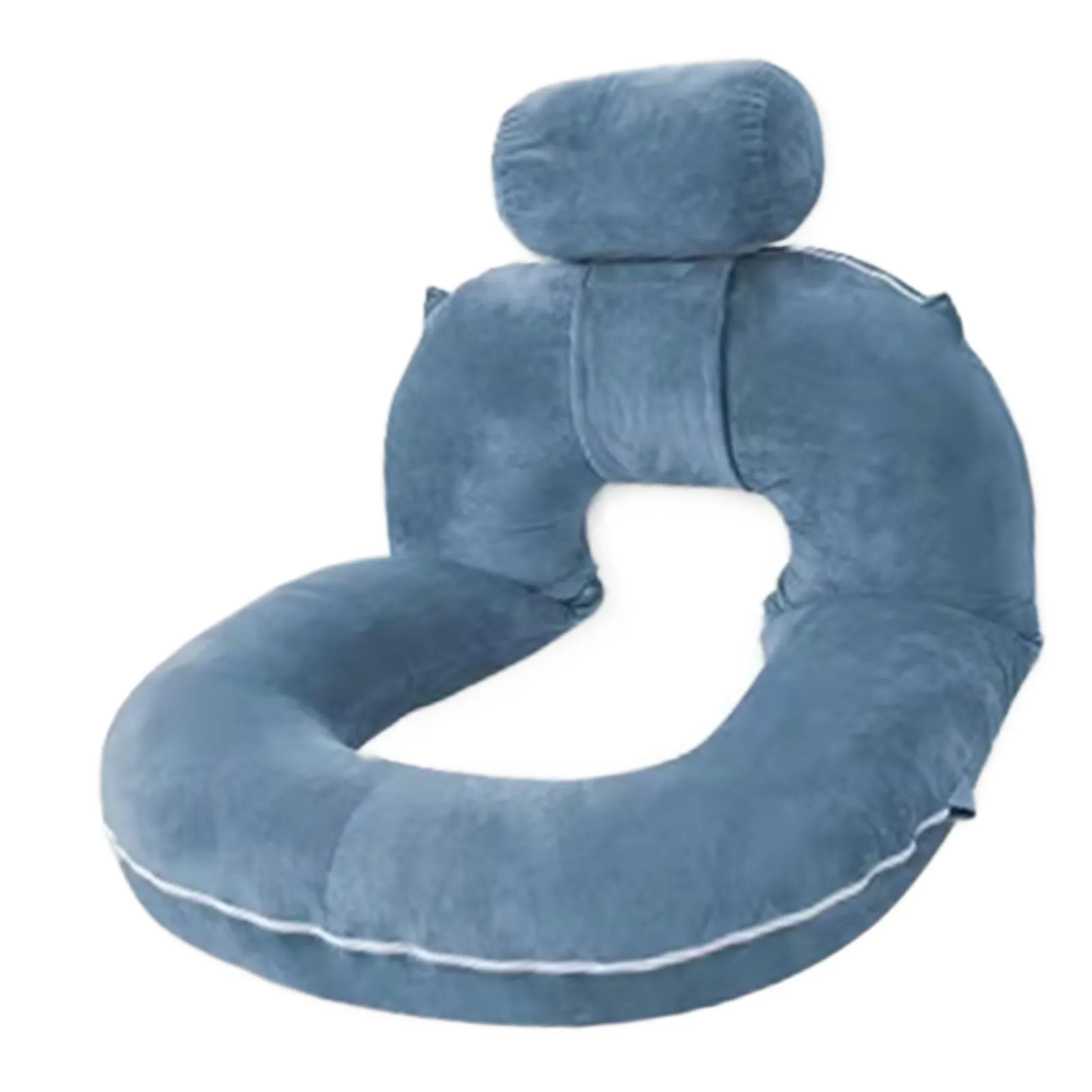 

Reading Pillow U Shape Full Body Support Comfortable Skin Friendly Detachable Sit Up Pillow for Bed
