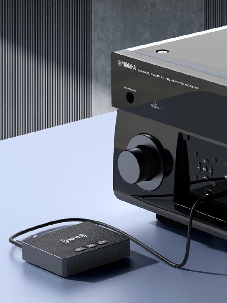 KEBIDUMEI NFC Bluetooth 6.0 Odbiornik Audio 3.5mm AUX R/L RCA HIFI Muzyczny Adapter Bezprzewodowy Odtwarzacz USB U-Disk do Samochodu, Zestaw Głośnikowy, Wzmacniacz — zdjęcie produktu 7