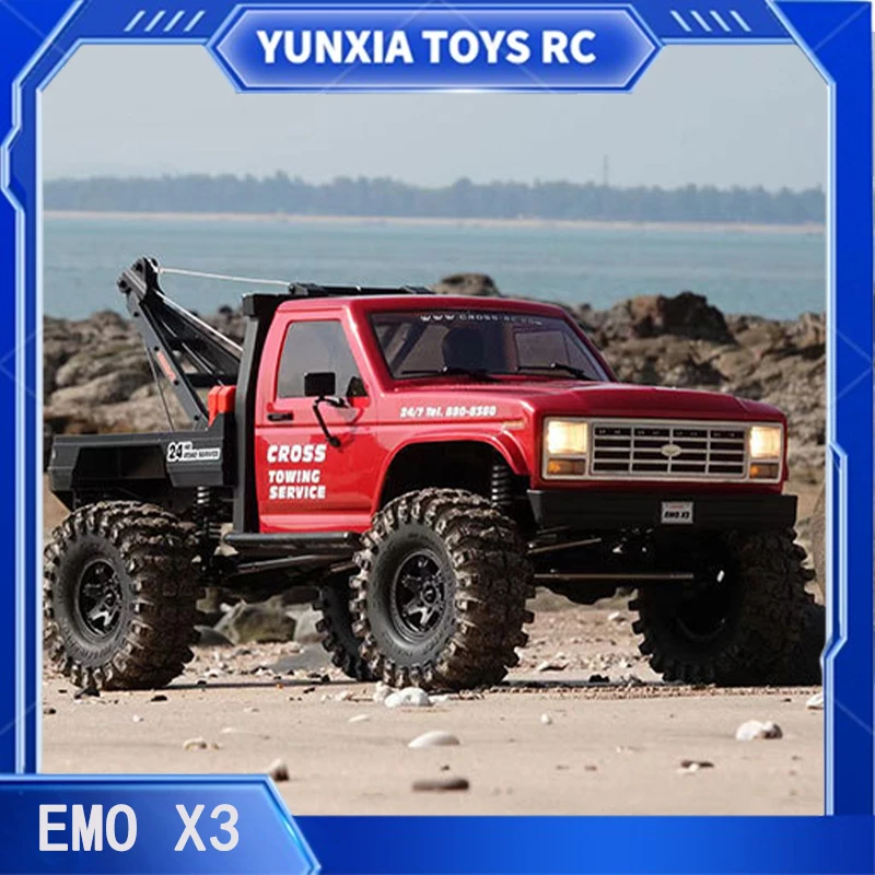 Crossrc Emo X3 1/8 Northeast Tiger Remote Control Electric Rescue Climbing Vehicle Remote Control Off Road Vehicle Rtr Gift