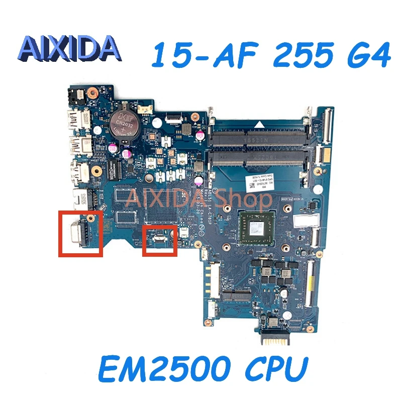 

AIXIDA ABL51 LA-C781P 818073-601 814610-001 814610-601 For HP PAVILLION 15-AF 255 G4 Laptop Motherboard EM2500 CPU Main board