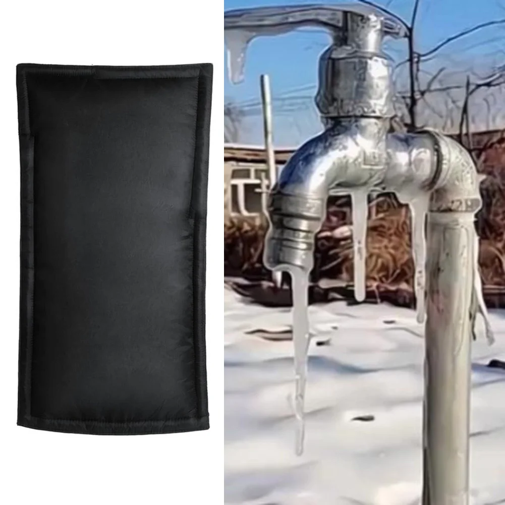 

1pc Winter Outdoor Faucet Insulation Cover Oxford Cloth Frost Protection Anti-freeze Dustproof Cover
