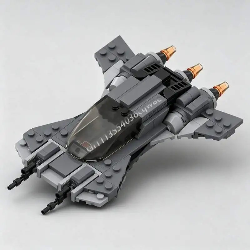 新しい-147-個海賊スナブファイター宇宙船-moc-モデルカスタムビルディングブロック-diy-組み立てパズル教育玩具グッズギフト