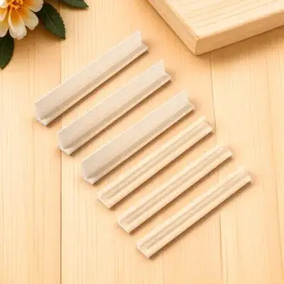 6pcs Wooden Domino Trays Multi-Function Domino Racks For Alphabet Games Diy Crafts Smooth Edges Durable Displaying Holder Kids