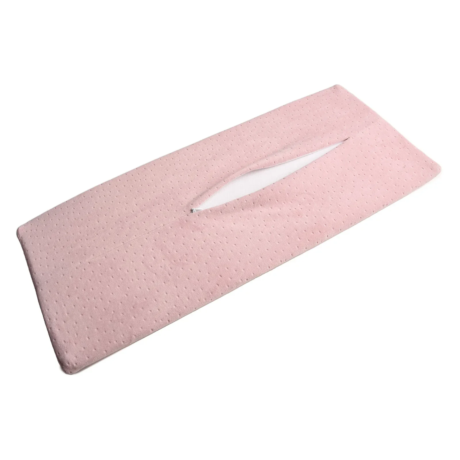 Ergonomically Designed Lumbar Pillow with High Elasticity Memory Foam Supports Healthy Posture During Sleep or Work