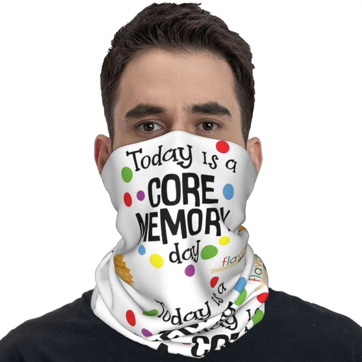 Core Memory Day Inside Out Bandana Trendy Cycling Mask Outdoor Sports UV Protection Balaclava Printed Breathable Face Masks