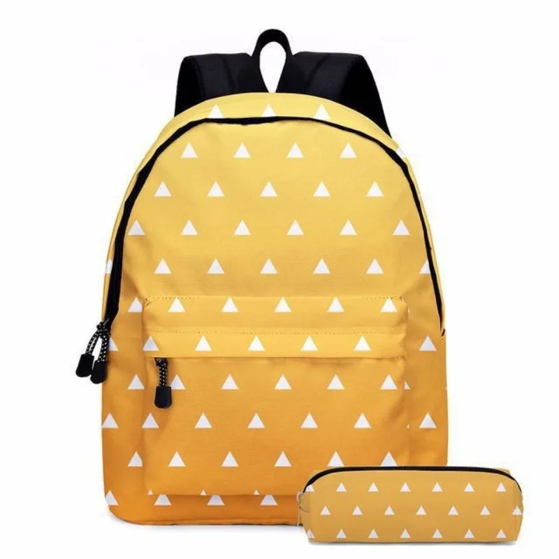 Demon Slayer Kochou Shinobu Kamado Tanjirou Agatsuma Zenitsu Student Lightweight Backpack Fashionable Simple Travel Backpack view 5