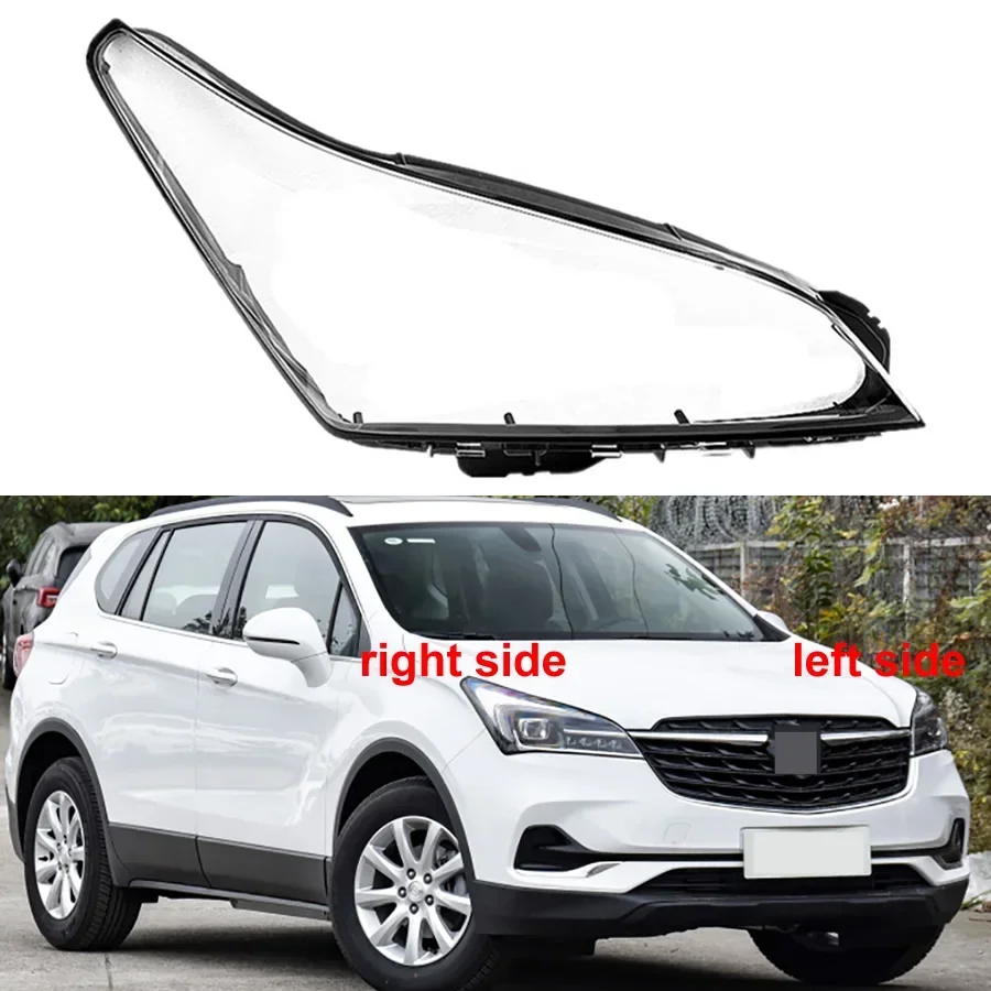 

For Buick Envision 2020 2021 Headlights Cover Transparent Headlamp Shell Lamp Shade Lens Plexiglass Replace Original Lampshade