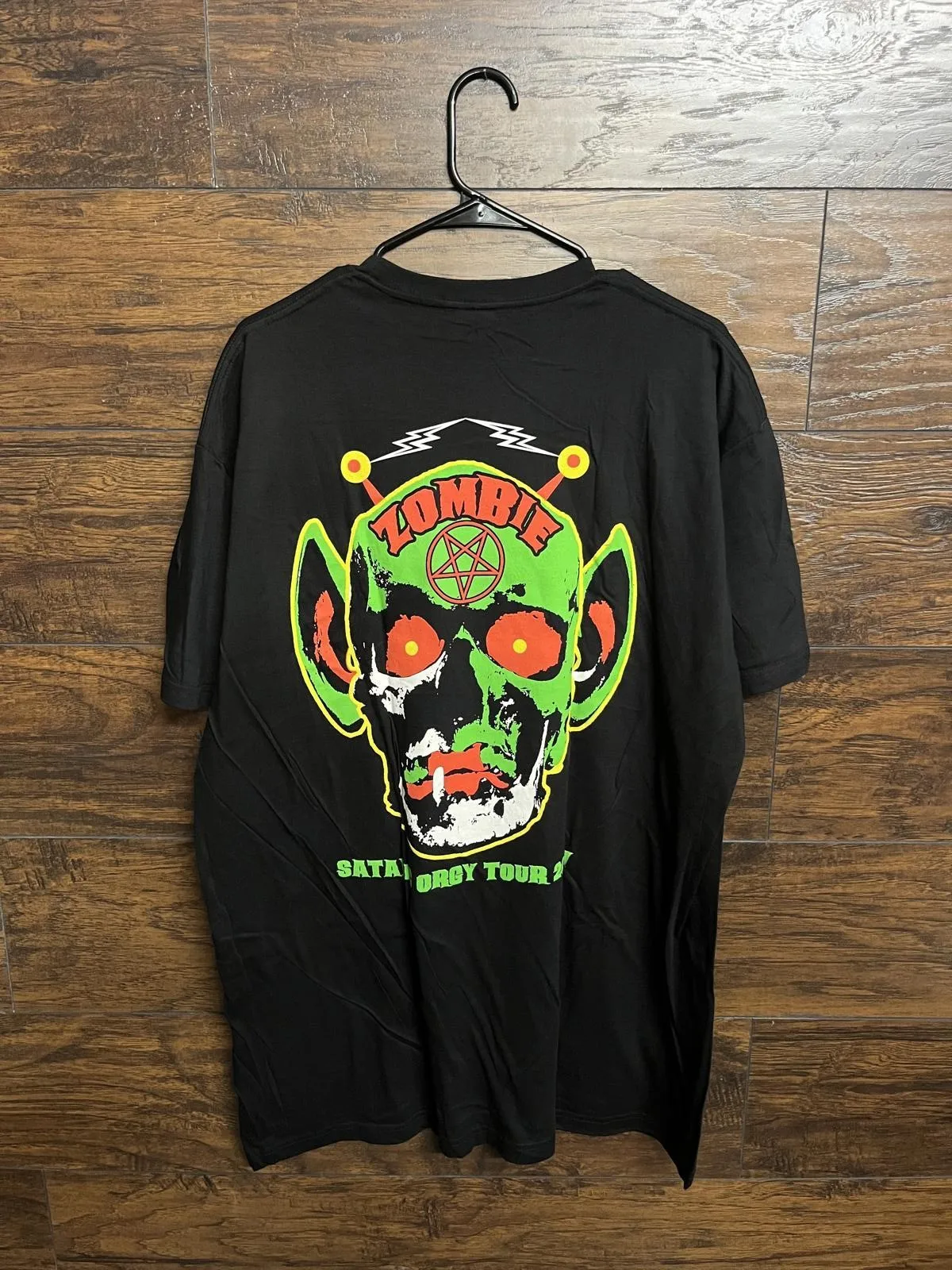 تي شيرت Rob Zombie Tour جولة الشيطانية Orgy 2017 - XXL #1