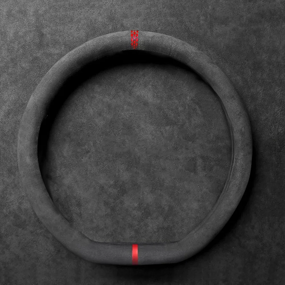 

Steering Wheel Cover for Audi Q2 Q3 Q4 Q7 TT TTS TT-RS Soft Durable Car Steering Wheel Protector Odorless Grip Cover for Steerin