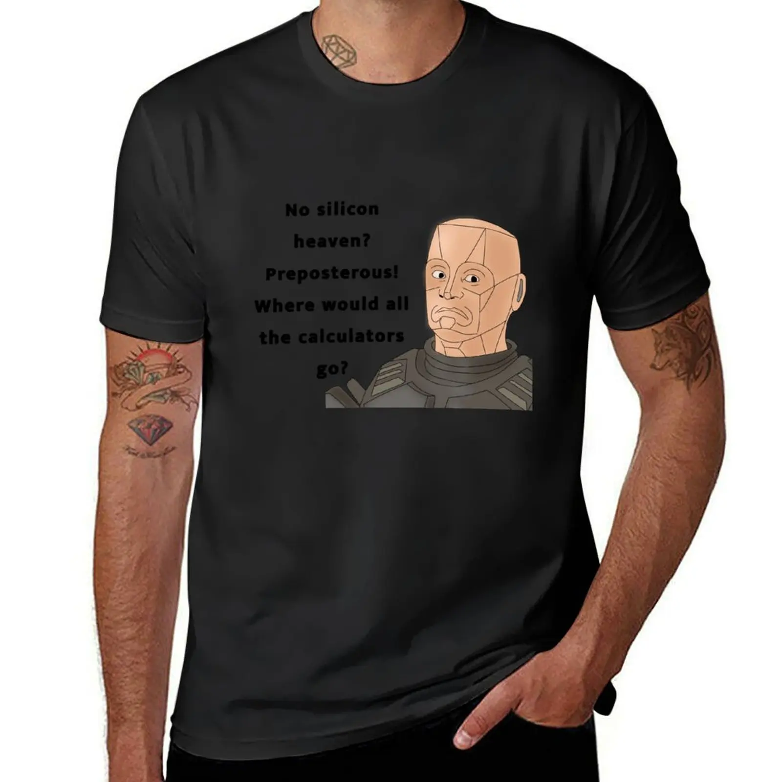 Kryten from Red Dwarf T-Shirt anime clothes sweat funnys designer t shirt men