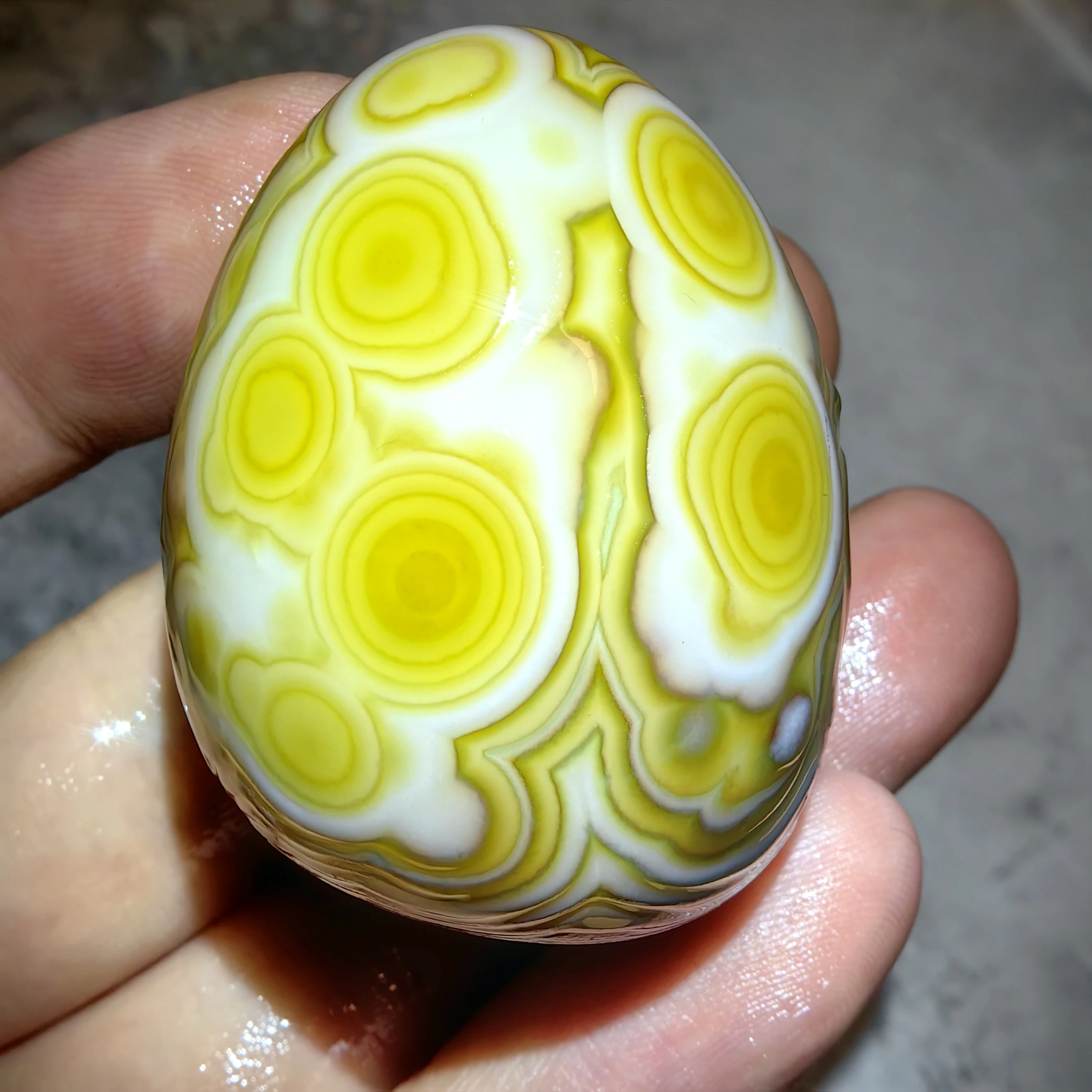 Pure Raw Divine Eye Agate  Unprocessed Haut-Relief Gobi Stone for Chakra Healing, DIY Decor & Good Fortune Attraction