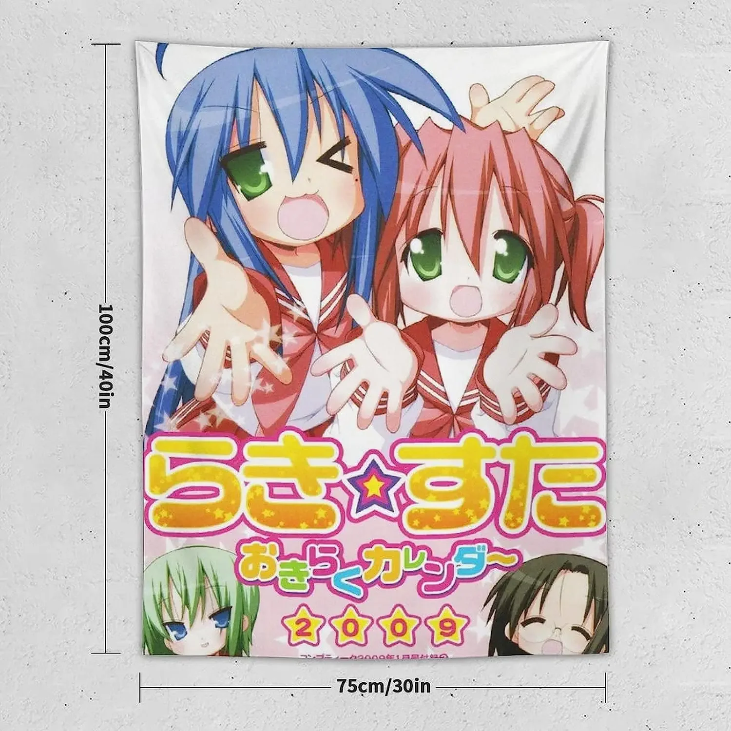 Lucky Star Japanse Anime Poster Film Poster Muurfoto Posters Voor Kamer Esthetisch 9 Wandtapijt Geschenken Slaapkamer