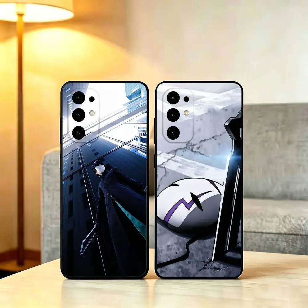 Anime D-Darker than Black Phone Case Soft black For Samsung S25,S24,S21,S22,S23,S30,Ultra,S20,Plus,Fe,Lite