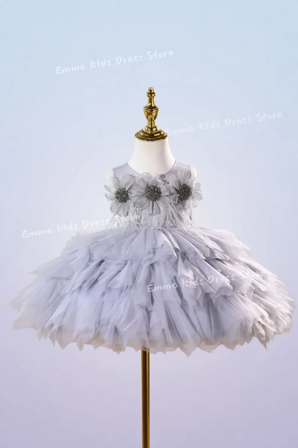 

Изысканное детское платье DROIS для девочек: пышное, с цветочным узором, для свадьбы, причастия, дня рождения, выпускного вечера, вечернее платье, розовое