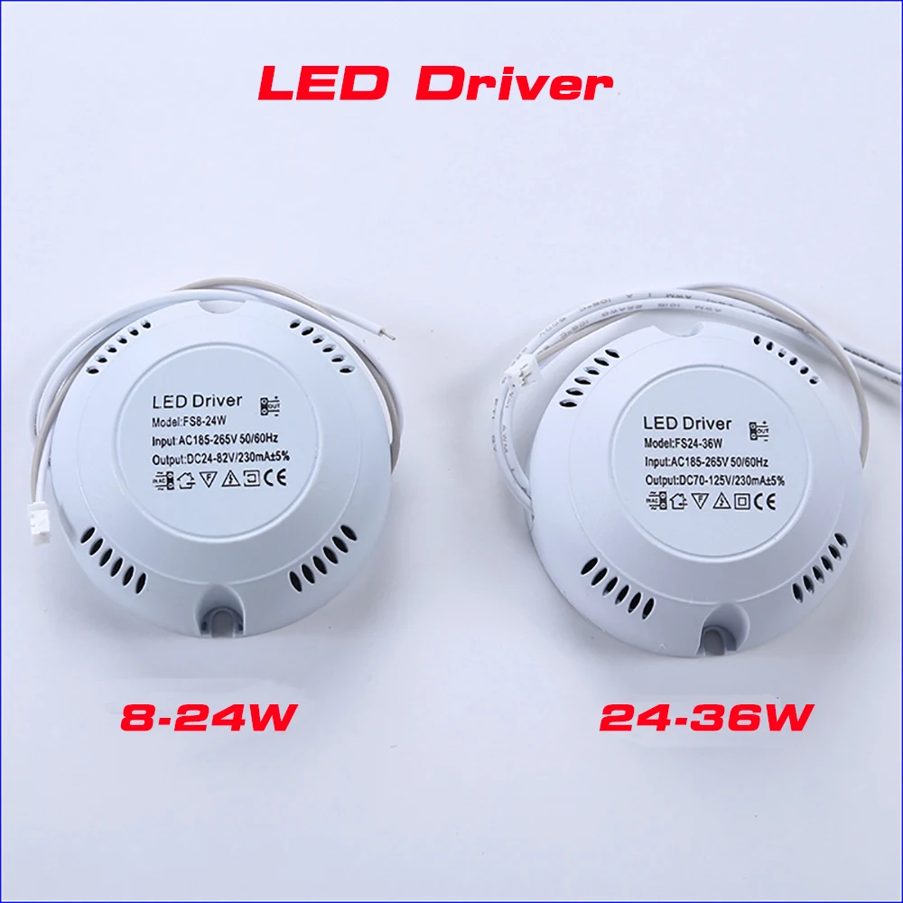 1 szt. Przetwornik LED AC 165-265V 240mA moc zasilania transformator oświetleniowy dla lampa sufitowa LED 8-24W 24-36W.
