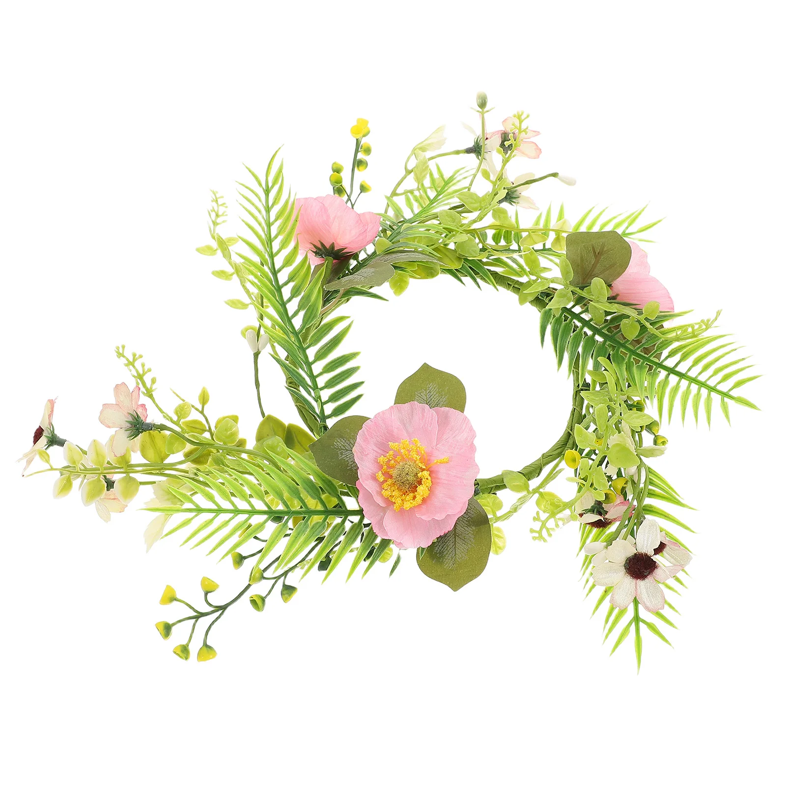

Wedding Wreath Rings Garland Floral Wreaths Artificial Leaf Plastic Farmhouse Greenery Leaves