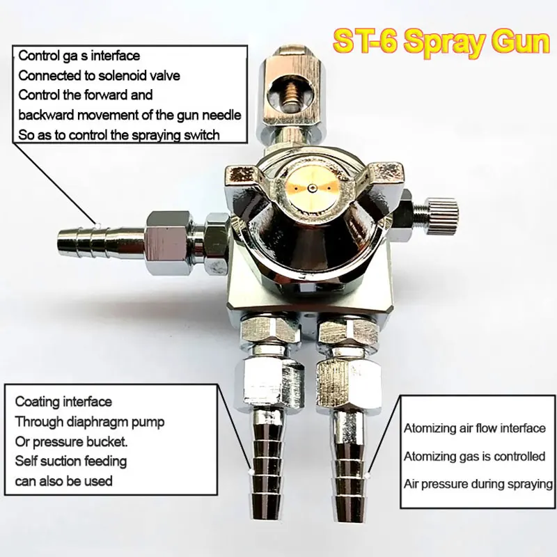 Professional Japan ST-6 Airbrush Pneumatic Automatic Mini Air Paint Spray Gun