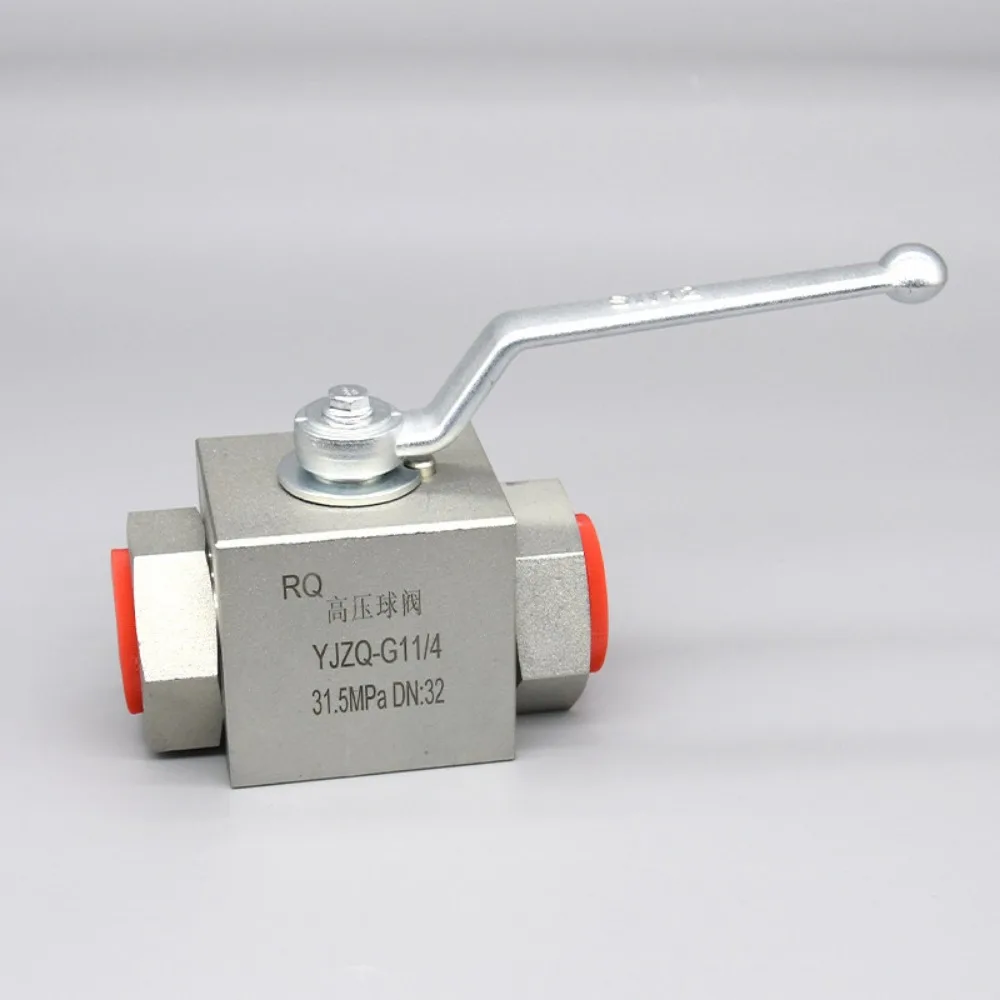 Ball Valve YJZQ Series Imperial Metric Internal Thread Hydraulic Switch Carbon Steel Pressure Resistance 50MPA