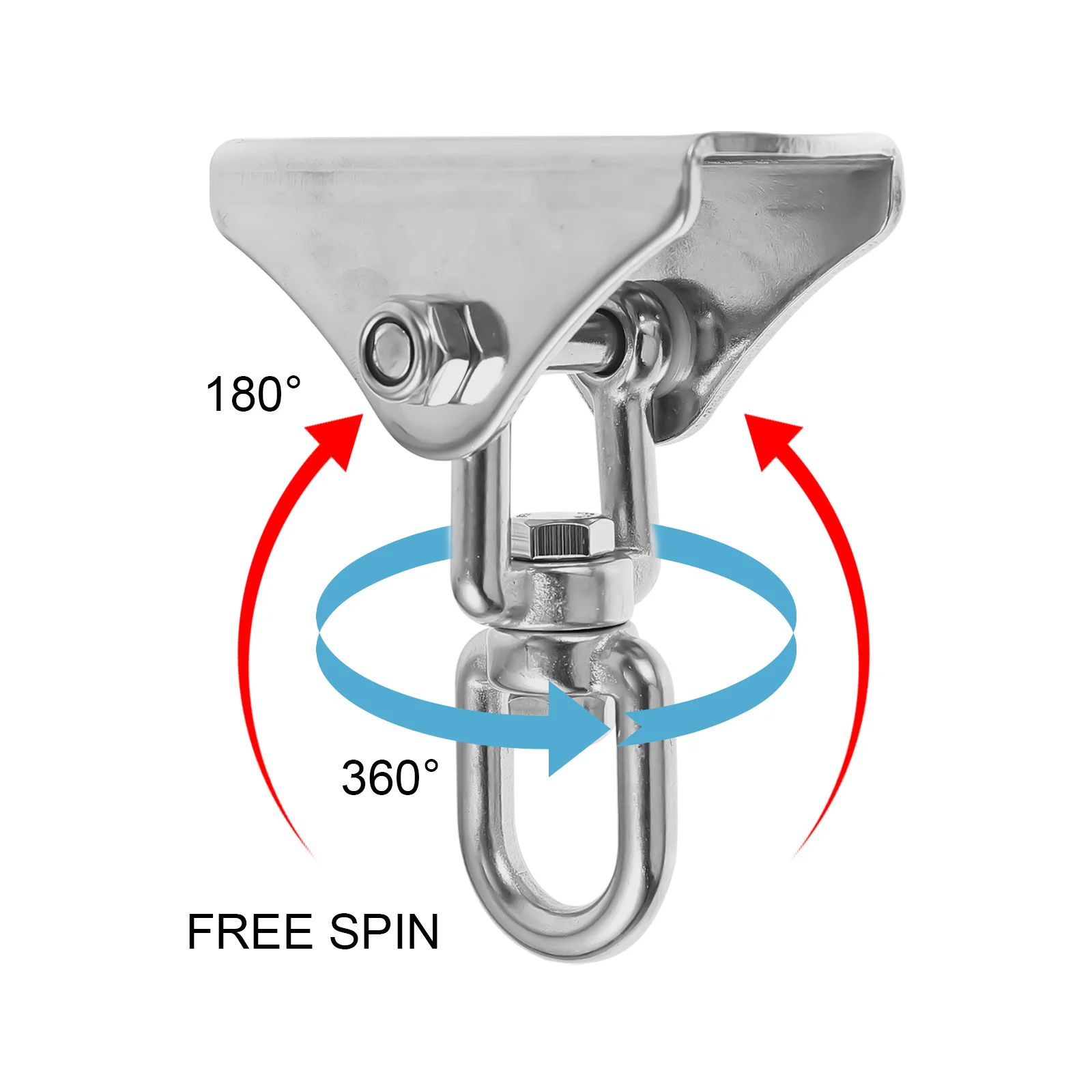 

Heavy Duty Ceiling Hook Stainless Steel Sturdy Ceiling Swing Hanger Hammock Hanging Kit for Chairs Swings Baskets