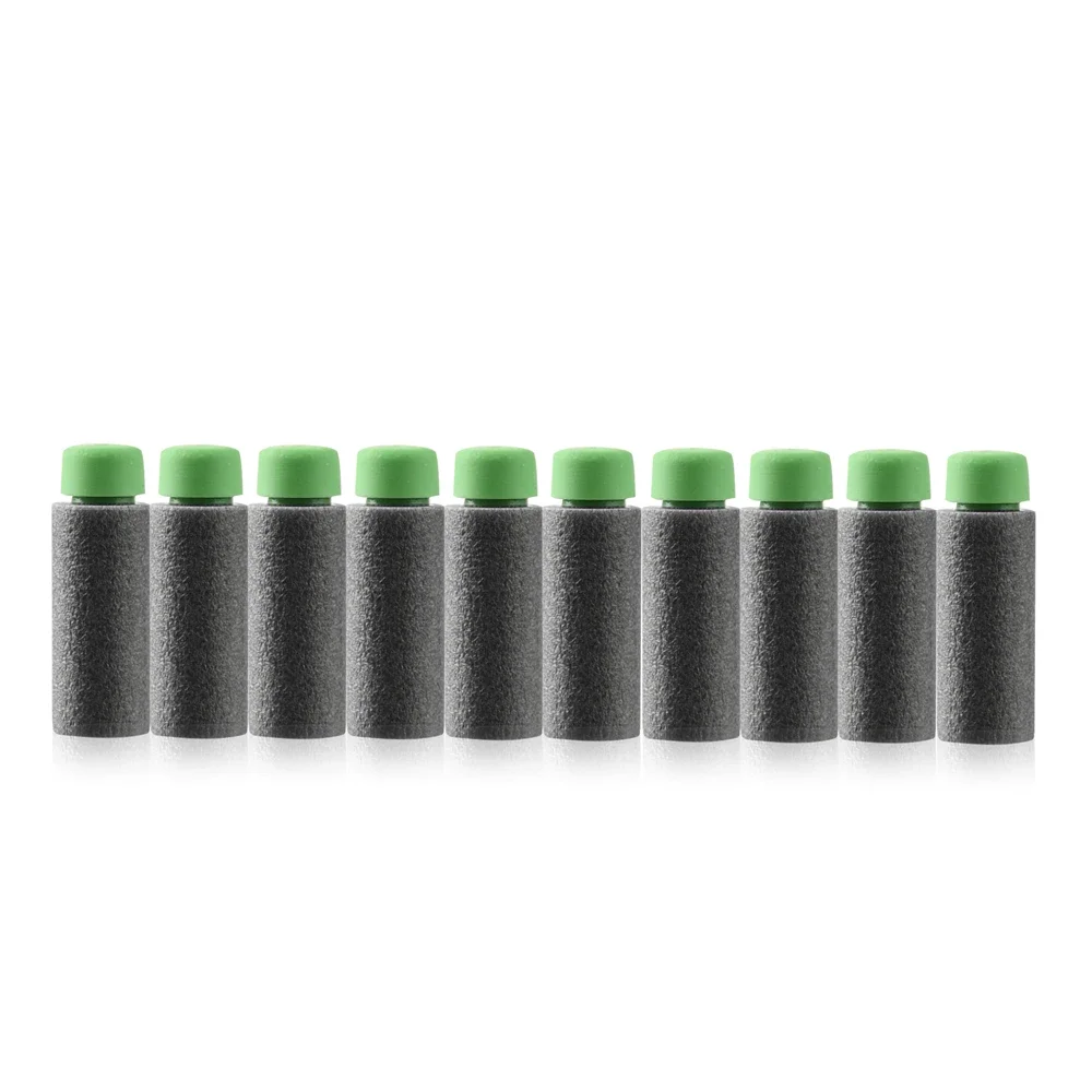 Worker MOD 200PCS Gen2 Short Darts Half Length for Nerf Flywheel Blaster Modify Toy Green Head