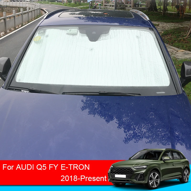 

For Audi Q5 FY E-TRON 2018-2025 Car Sunshades UV Protection Cover Window Curtain Sun Shade Visor Windshield Mat Car Accessories