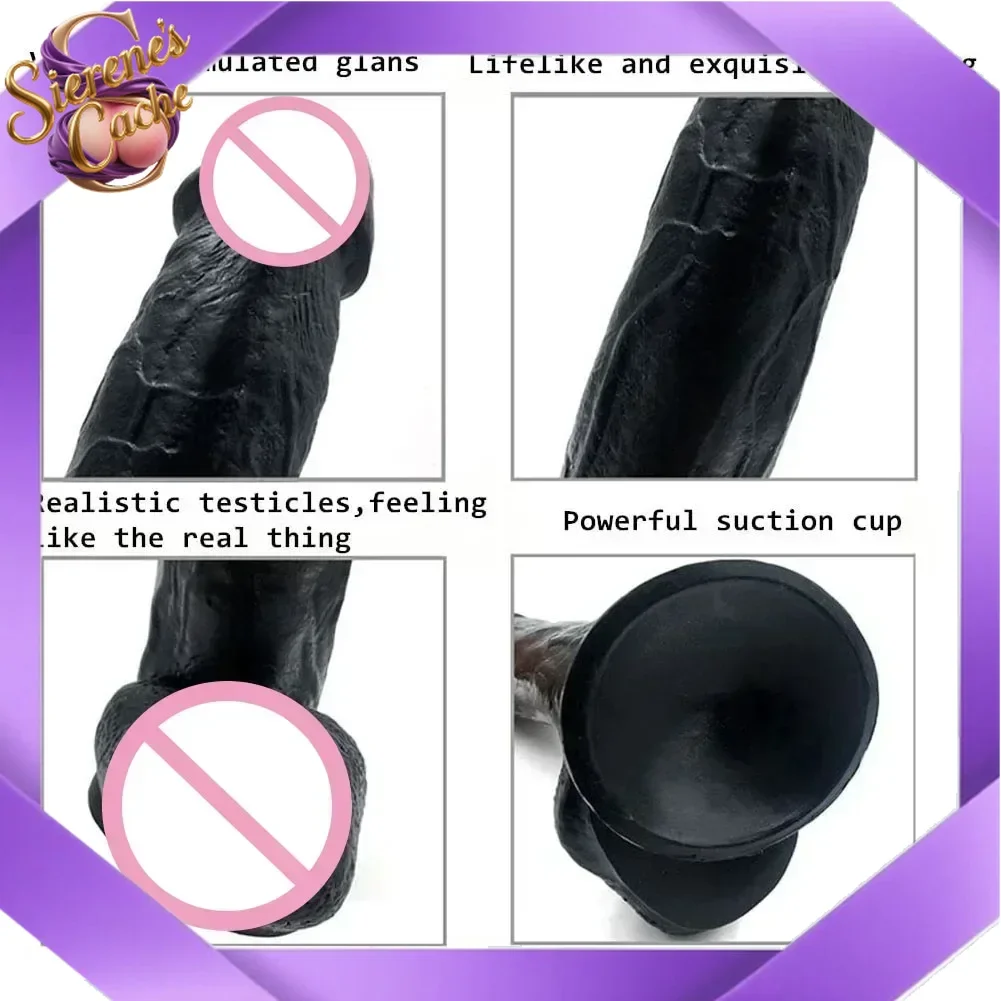 SC12 Inch Dildo Phallus Huge Large Realistic Dildos Silicone Penis with Suction Cup G Spot Stimulate Toys for Woman Dropshipping