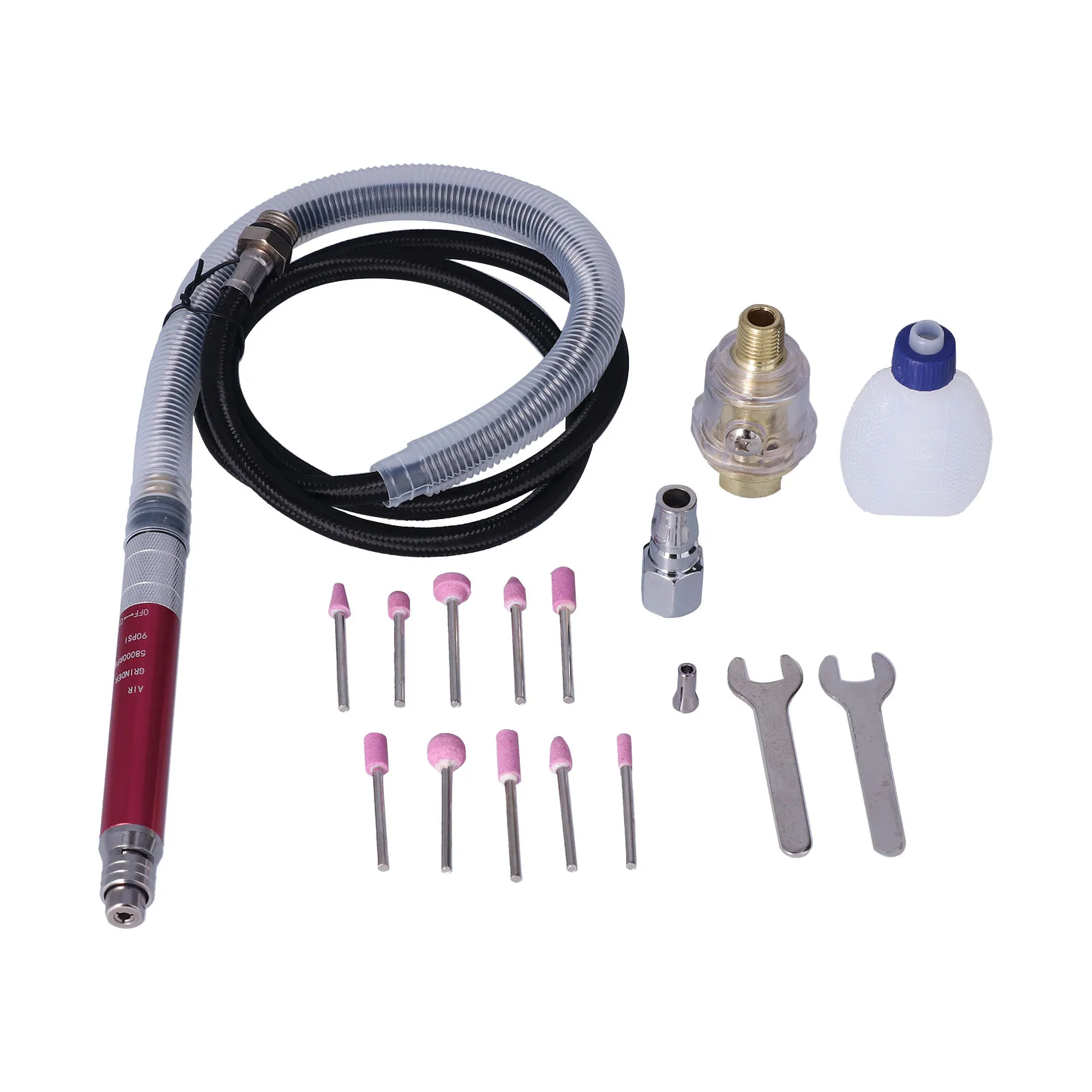 طقم طاحونة الهواء أداة تلميع قلم رصاص صغير خفيف لتنظيف المجوهرات أدوات نقش تلميع هوائي #3