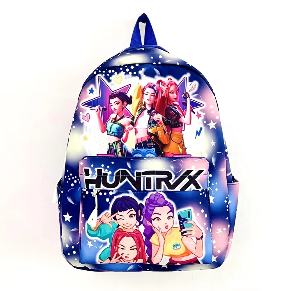 Rosaroter 10-Zoll Leichtgewicht-Rucksack Rumi Mira Zoey Saja Schultasche für Jungen und Mädchen Moch – Detail 10