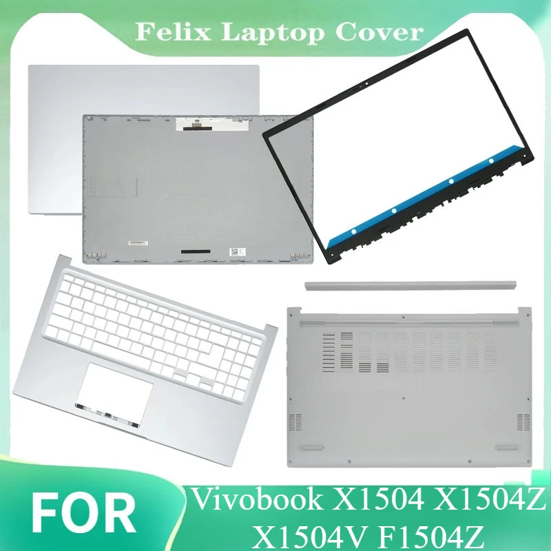 Laptop LCD Back Cover/Front Bezel /Palmrest/Bottom Case Upper and Lower Covers FOR Vivobook X1504 X1504Z X1504V F1504Z