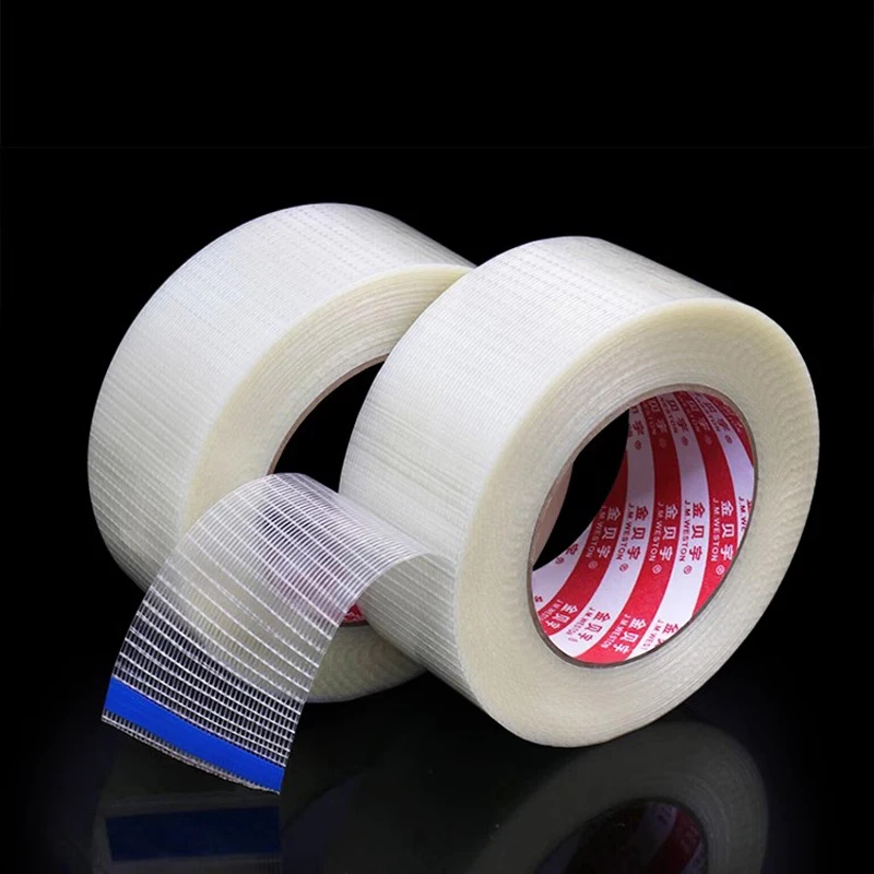 Industrial Glass Fiber Tape Super‑Adhesive High‑Tensile Tape for Refrigerator Appliance Model Fixing & Sealing
