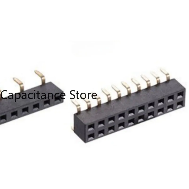 10PCS 2.54mm female single/double row H3.55W2.5 plastic 180 degree Y/U type terminal connector