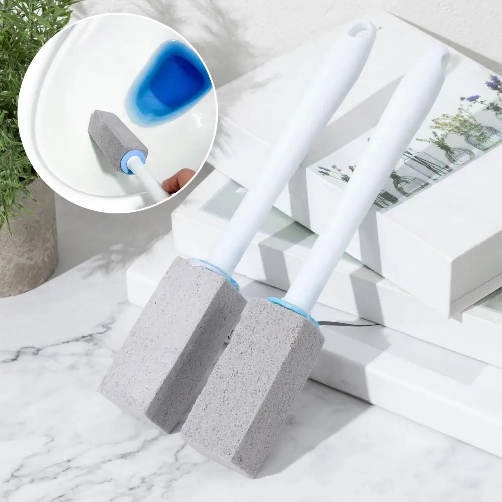 Non-scratch Toilet Solution Pumice Stone Toilet Brush with Removable Handle Portable Lightweight Tool Durable for Stains