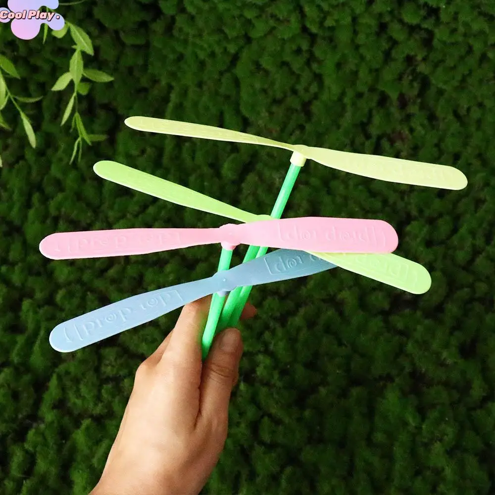 

Children Toys For Kids Pressure Resistant Toys Dragonfly Propeller Plastic Dragonfly Mini Copt Helicopter Outdoor Game Set