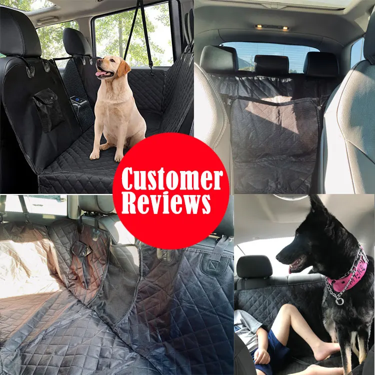 Dropshipping Large Black Waterproof Foldable Washable Carrier Dog Car Pet Seat Cover