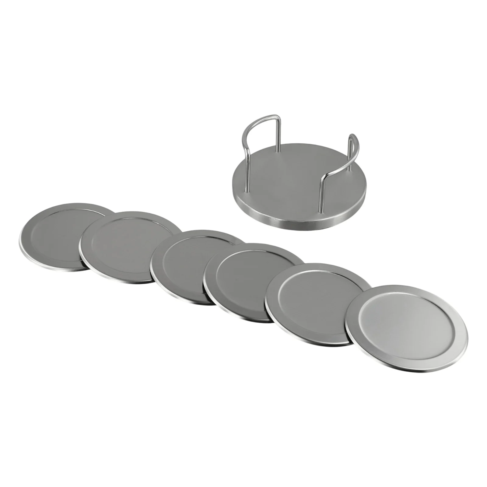 Heat Resistant Stainless Steel Placemats Anti Slip Insulation Pads for Home and Restaurant Use Easy to Clean and Maintain