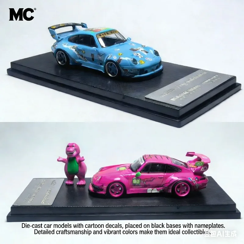 

MC RWB 993 Cartoon Art Edition – коллекционная модель из литого металла в масштабе 1:64 с подставкой для демонстрации