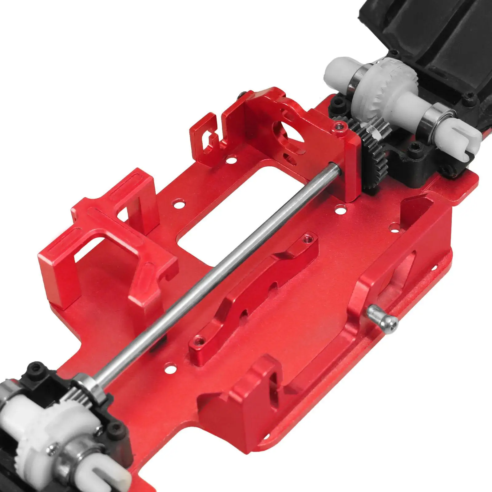 RC Car Motor Mount Holder 1/28 Practical Sturdy Firm Metal Heavyduty Longterm Use Base for 284131 284161 284010 RC Models